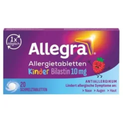 ALLEGRA Allergietabletten Kinder 10 mg Schmelztab. 20 St