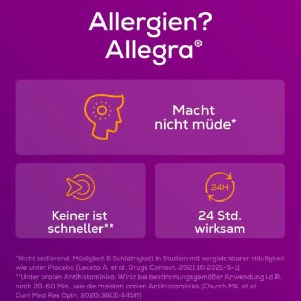 ALLEGRA Allergietabletten 20 mg Tabletten 20 St