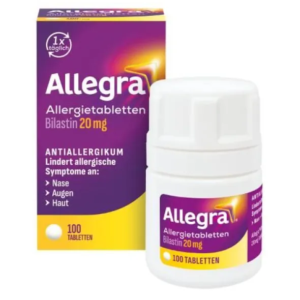 ALLEGRA Allergietabletten 20 mg Tabletten Dose 100 St
