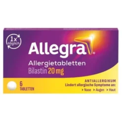 ALLEGRA Allergietabletten 20 mg Tabletten 6 St
