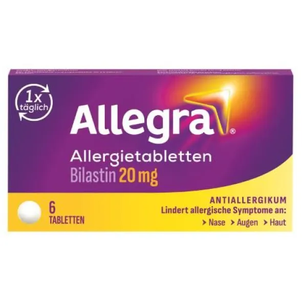 ALLEGRA Allergietabletten 20 mg Tabletten 6 St