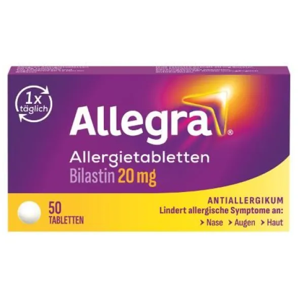 ALLEGRA Allergietabletten 20 mg Tabletten 50 St