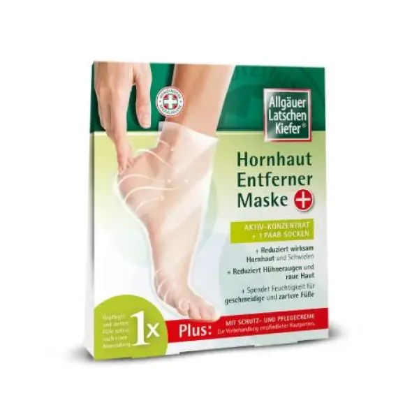 ALLGÄUER LATSCHENK. Hornhaut Entferner Maske plus 1 P