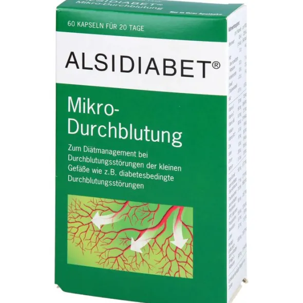 ALSIDIABET Diabetiker Mikro Durchblutung Kapseln 60 St
