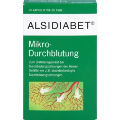 ALSIDIABET Diabetiker Mikro Durchblutung Kapseln 60 St