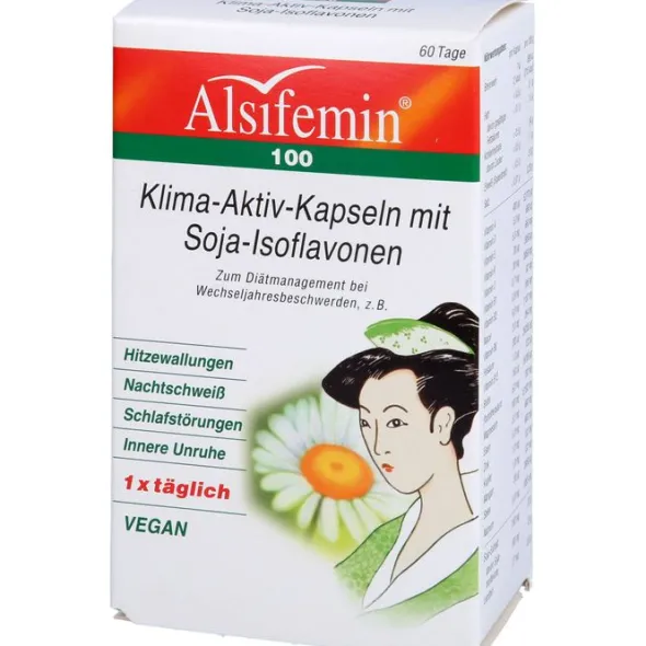 ALSIFEMIN 100 Klima-Aktiv m.Soja 1x1 Kapseln 60 St