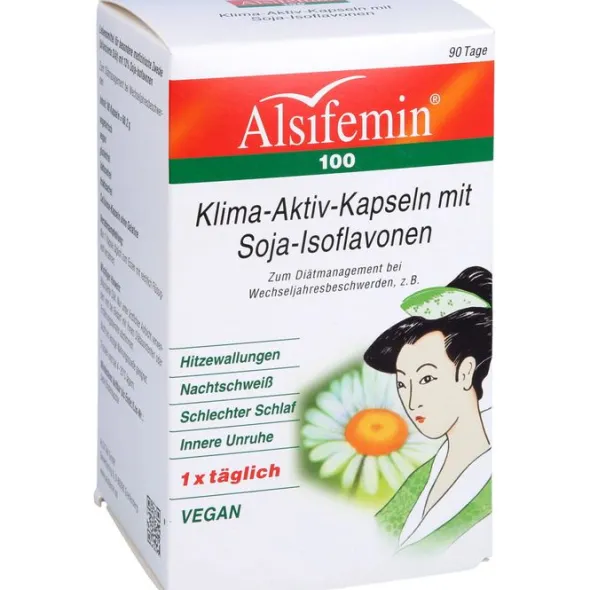 ALSIFEMIN 100 Klima-Aktiv m.Soja 1x1 Kapseln 90 St
