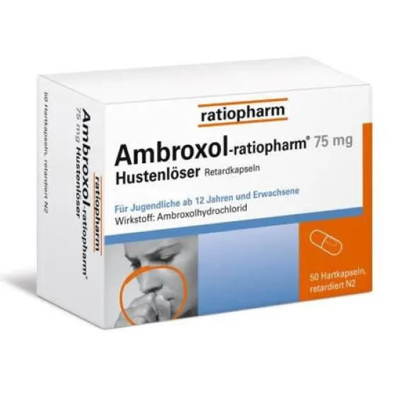 AMBROXOL-ratiopharm 75 mg Hustenlöser Retardkaps. 50 St