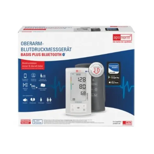 APONORM Blutdruckmessgerät Basis Plus BlueTooth OA 1 St