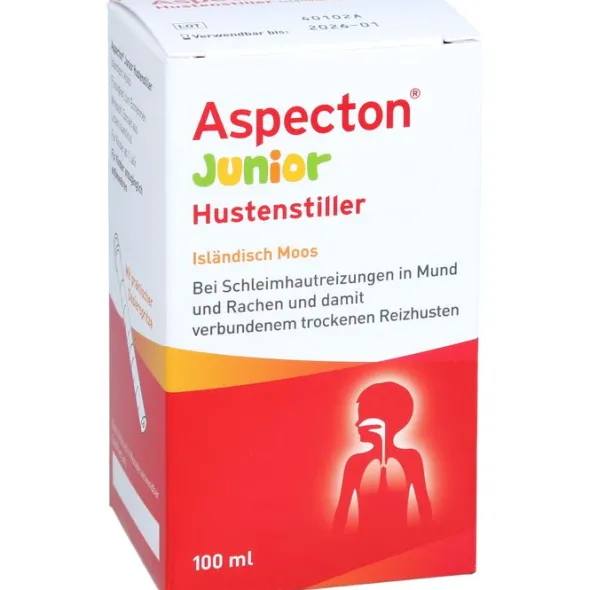 ASPECTON Junior Hustenstiller Isländisch Moos Saft 100 ml
