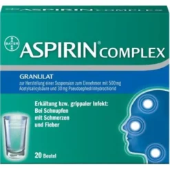 ASPIRIN Complex Btl.m.Gran.z.Herst.e.Susp.z.Einn. 20 St