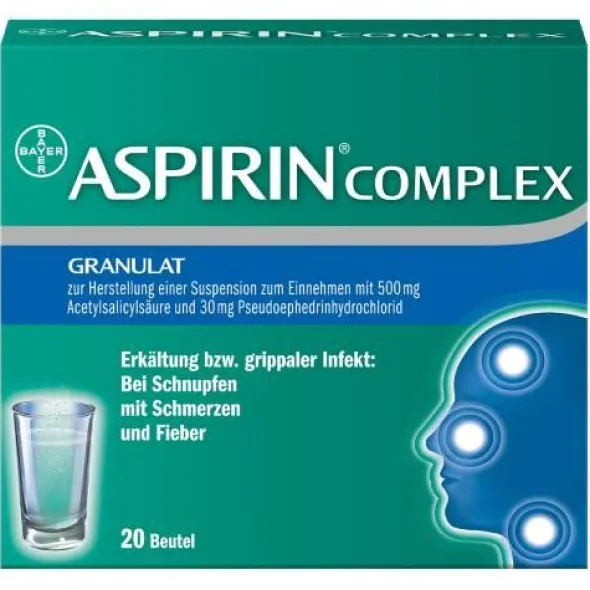 ASPIRIN Complex Btl.m.Gran.z.Herst.e.Susp.z.Einn. 20 St