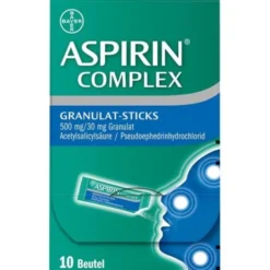 ASPIRIN Complex Granulat-Sticks 500 mg/30 mg 10 St