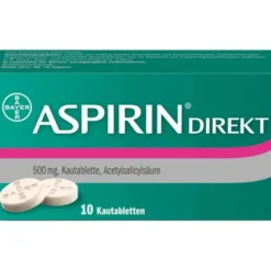 ASPIRIN Direkt Kautabletten 10 St
