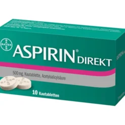 ASPIRIN Direkt Kautabletten 10 St