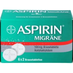 ASPIRIN MIGRÄNE 500 mg Brausetabletten 12 St