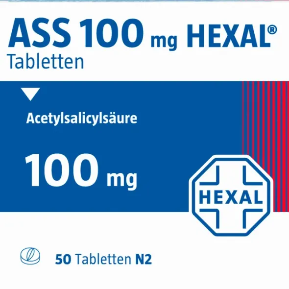 ASS 100 mg HEXAL Tabletten 50 St