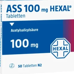 ASS 100 mg HEXAL Tabletten 50 St