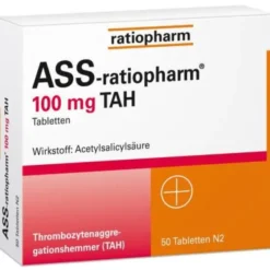 ASS-ratiopharm 100 mg TAH Tabletten 50 St