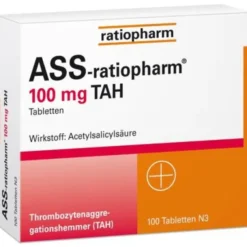 ASS-ratiopharm 100 mg TAH Tabletten 100 St