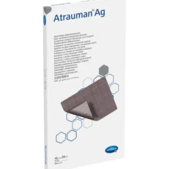 ATRAUMAN Ag 10x20 cm steril Kompressen 10 St