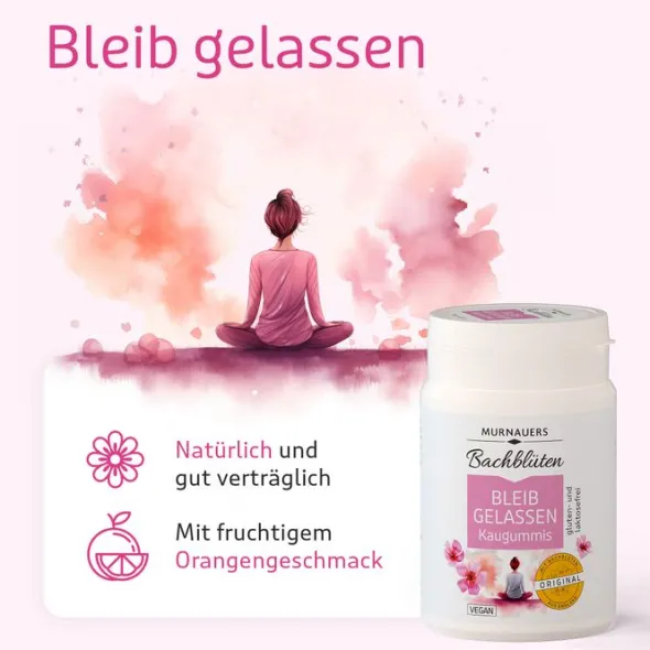 BACHBLÜTEN Murnauers Bleib gelassen Kaugummi 74 g