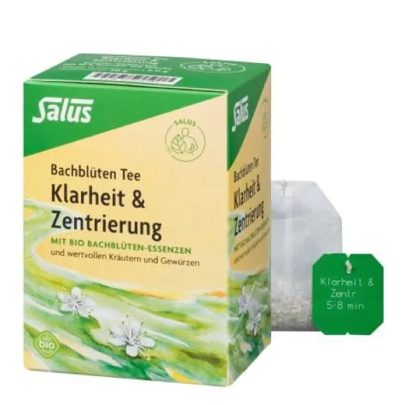 BACHBLÜTEN TEE Klarheit&Zentrierung Bio Salus Fbtl 15 St