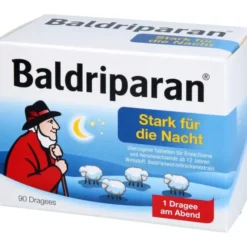 BALDRIPARAN Stark für die Nacht überzogene Tab. 90 St