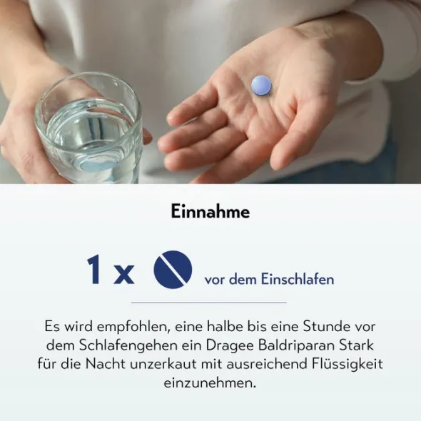 BALDRIPARAN Stark für die Nacht überzogene Tab. 120 St