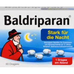 BALDRIPARAN Stark für die Nacht überzogene Tab. 60 St