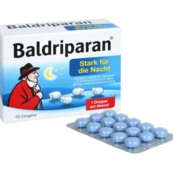 BALDRIPARAN Stark für die Nacht überzogene Tab. 60 St