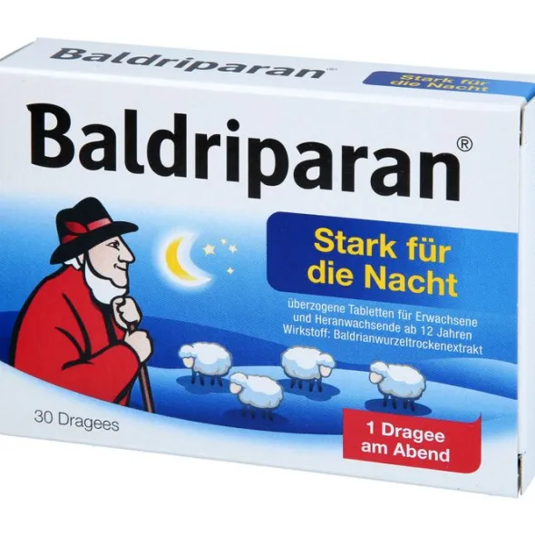 BALDRIPARAN Stark für die Nacht überzogene Tab. 30 St