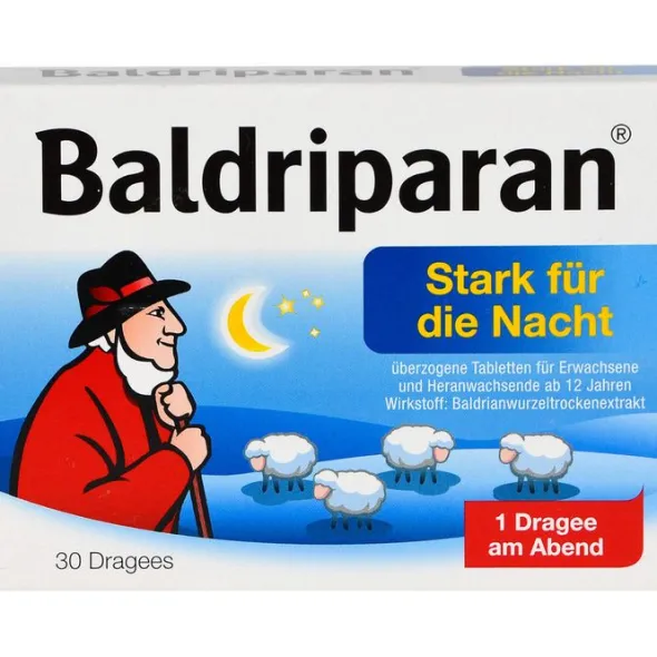 BALDRIPARAN Stark für die Nacht überzogene Tab. 30 St
