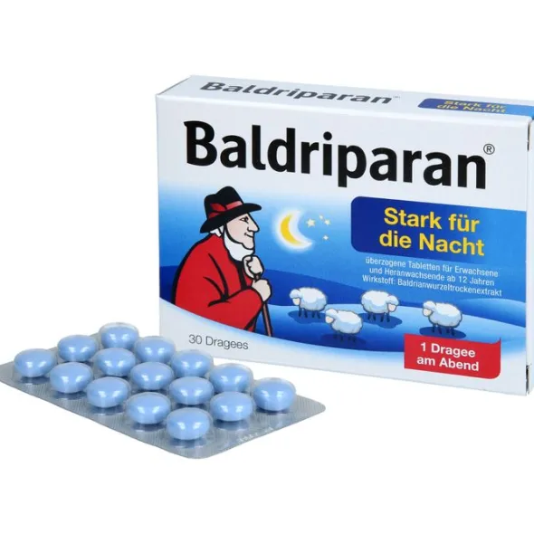 BALDRIPARAN Stark für die Nacht überzogene Tab. 30 St