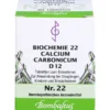 BIOCHEMIE 22 Calcium carbonicum D 12 Tabletten 80 St