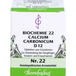 BIOCHEMIE 22 Calcium carbonicum D 12 Tabletten 80 St