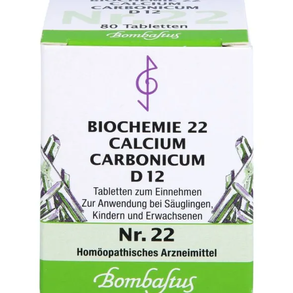 BIOCHEMIE 22 Calcium carbonicum D 12 Tabletten 80 St