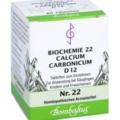 BIOCHEMIE 22 Calcium carbonicum D 12 Tabletten 80 St