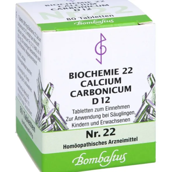 BIOCHEMIE 22 Calcium carbonicum D 12 Tabletten 80 St