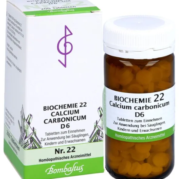 BIOCHEMIE 22 Calcium carbonicum D 6 Tabletten 200 St