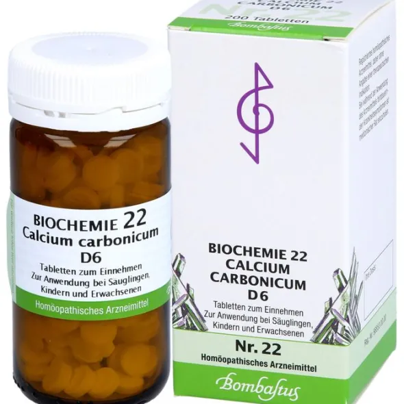 BIOCHEMIE 22 Calcium carbonicum D 6 Tabletten 200 St