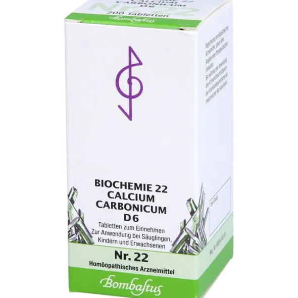 BIOCHEMIE 22 Calcium carbonicum D 6 Tabletten 200 St