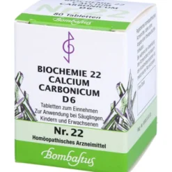 BIOCHEMIE 22 Calcium carbonicum D 6 Tabletten 80 St