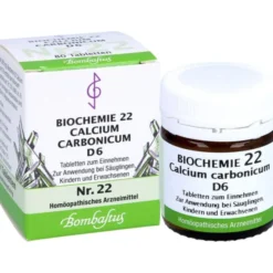 BIOCHEMIE 22 Calcium carbonicum D 6 Tabletten 80 St