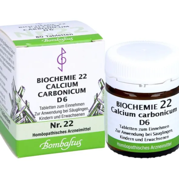 BIOCHEMIE 22 Calcium carbonicum D 6 Tabletten 80 St