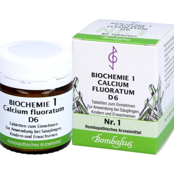 BIOCHEMIE 1 Calcium fluoratum D 6 Tabletten 80 St