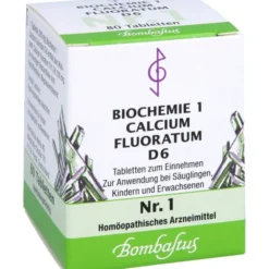 BIOCHEMIE 1 Calcium fluoratum D 6 Tabletten 80 St