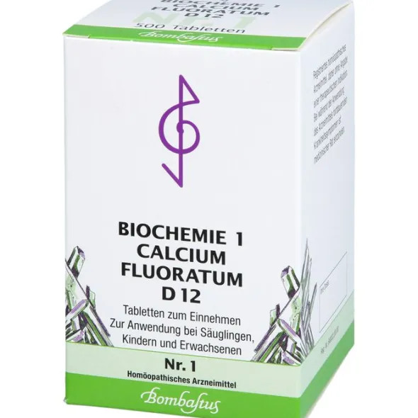 BIOCHEMIE 1 Calcium fluoratum D 12 Tabletten 500 St