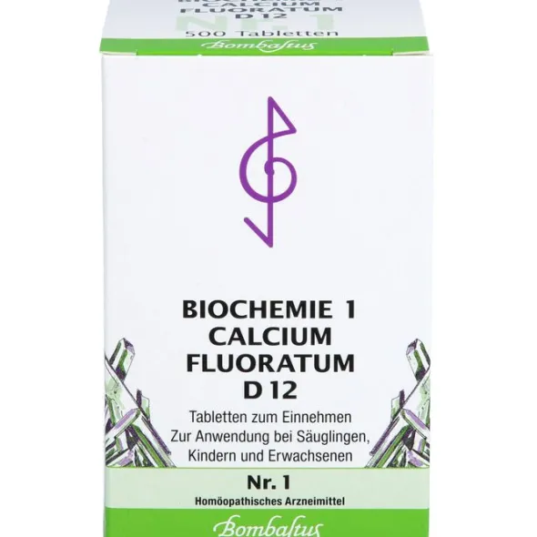BIOCHEMIE 1 Calcium fluoratum D 12 Tabletten 500 St