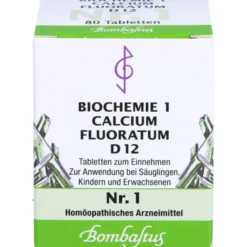 BIOCHEMIE 1 Calcium fluoratum D 12 Tabletten 80 St